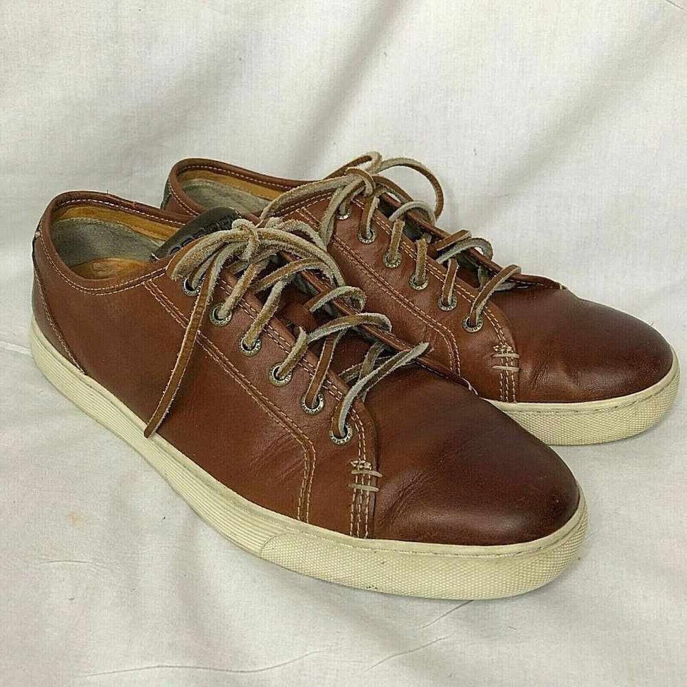 Sperry Men Gold Cup Tan Leather Sneaker 10M
